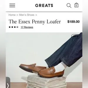 the essex | Shoes | The Essex Penny Loafer Never Worn Size  display picture 2